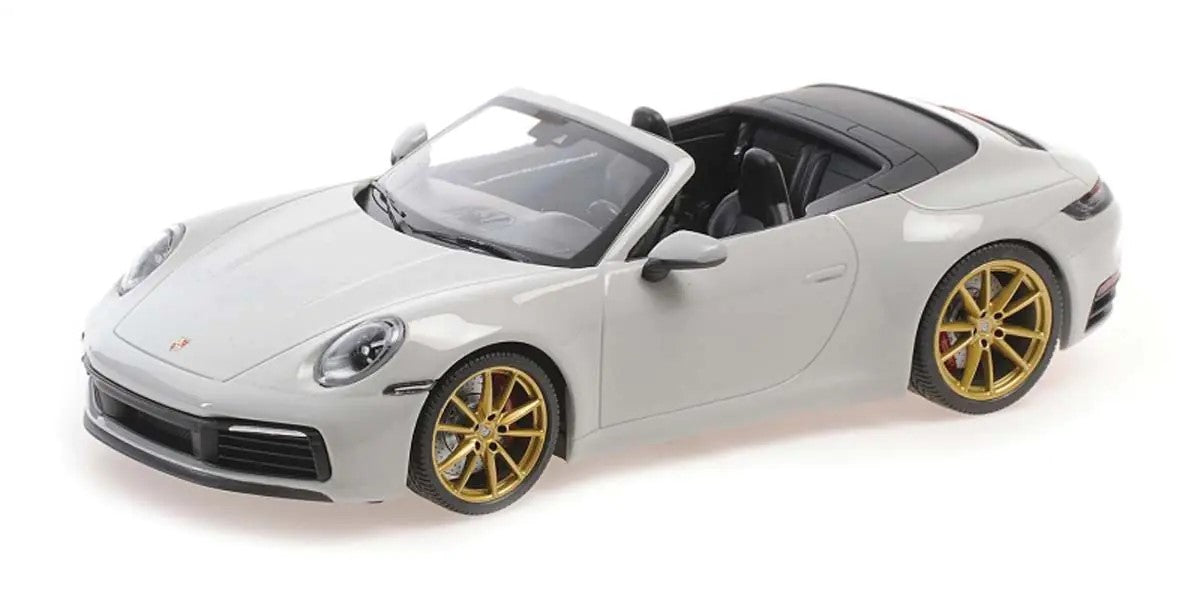 1:18 Porsche 911 Carrera 4S Cabriolet - 2019 - Grey - Minichamps - 155 067335