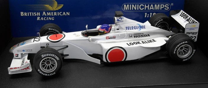 1:18 BAR F1 Honda Showcar - 2000 - Formula 1 - British American Racing - Jacques Villeneuve - Minichamps - 180 000072