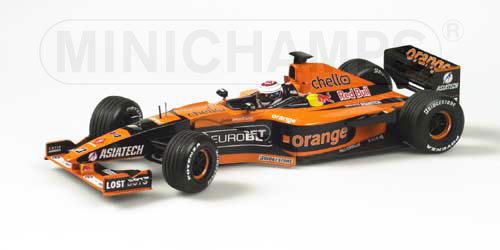 1:18 Arrows F1 Asiatech Showcar - 2001 - Formula 1 - Orange Arrows - Jos Verstappen - Minichamps - 180 010084