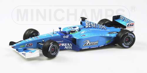 1:18 Benetton F1 Renault Sport Showcar - 2001 - Formula 1 - Benetton F1 - Giancarlo Fisichella - Minichamps - 180 010097