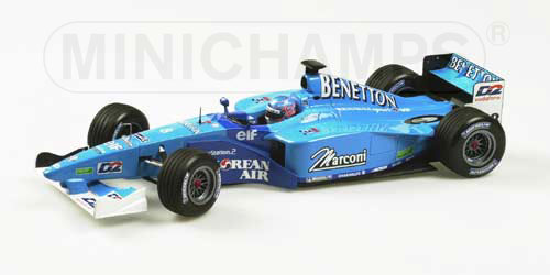1:18 Benetton F1 Renault Sport Showcar - 2001 - Formula 1 - Benetton F1 - Jenson Button - Minichamps - 180 010098