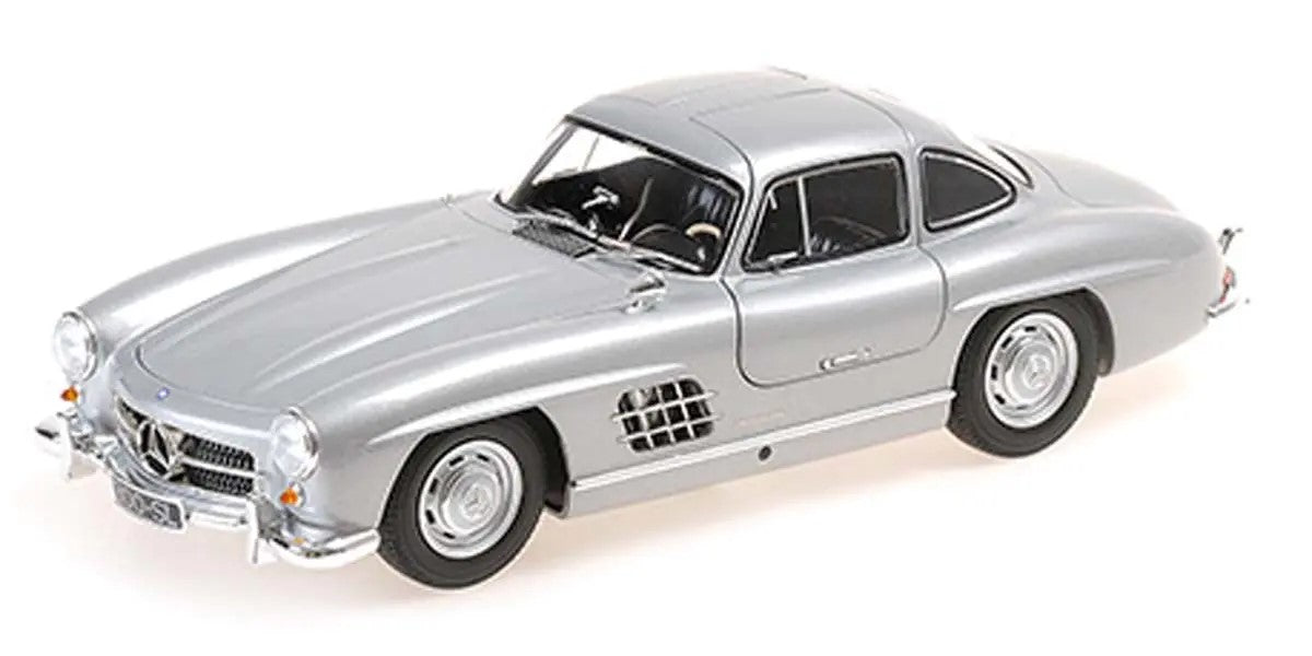 1:18 Mercedes-Benz 300SL Gullwing - 1954 - Silver - Minichamps - 180 039000
