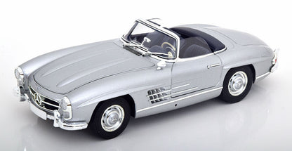 1:18 Mercedes-Benz 300SL Roadster - 1957 - Silver - Minichamps - 180 039030