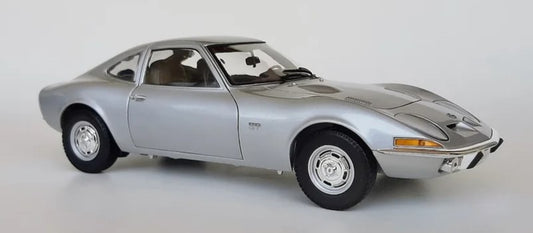 1:18 Opel GT - 1968 - Silver - Minichamps - 180 049024