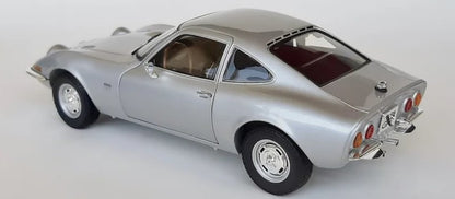 1:18 Opel GT - 1968 - Silver - Minichamps - 180 049024