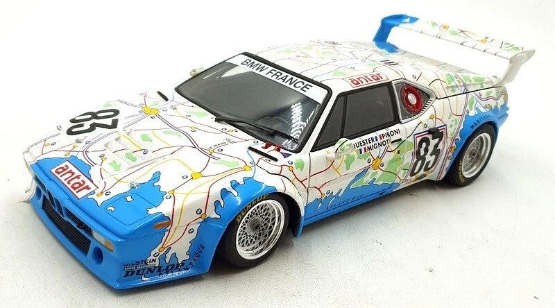 1:18 BMW M1 #83 Carte de France - 1980 - LeMans - BMW-France - Didier Pironi - Minichamps - 180 802983