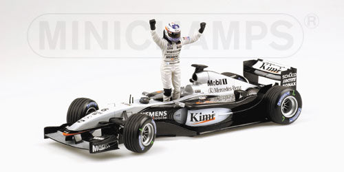 1:18 McLaren F1 Mercedes MP4-17D - 1st Win - Malaysian GP - 2003 - Formula 1 - McLaren F1 - Kimi Raikkonen - Minichamps - 530 031826