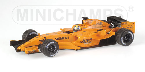 1:18 McLaren F1 Mercedes MP4-21 - Interim Livery - 2006 - Formula 1 - McLaren F1 - Juan Pablo Montoya - Minichamps - 530 061874