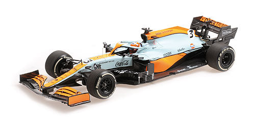 1:18 McLaren F1 Mercedez MCL35M #3 - Monaco GP - 2021 - Formula 1 - McLaren F1 Team - Daniel Ricciardo - Minichamps - 530 212403