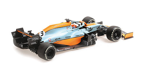 1:18 McLaren F1 Mercedez MCL35M #3 - Monaco GP - 2021 - Formula 1 - McLaren F1 Team - Daniel Ricciardo - Minichamps - 530 212403