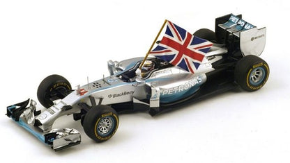 1:18 Mercedes-Benz F1 W05 #44 - Abu Dhabi GP - Winner - 2014 - Formula 1 - Mercedes AMG Petronas F1 Team - Lewis Hamilton - Spark Model - 18S159