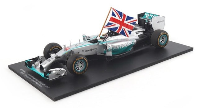 1:18 Mercedes-Benz F1 W05 #44 - Abu Dhabi GP - Winner - 2014 - Formula 1 - Mercedes AMG Petronas F1 Team - Lewis Hamilton - Spark Model - 18S159