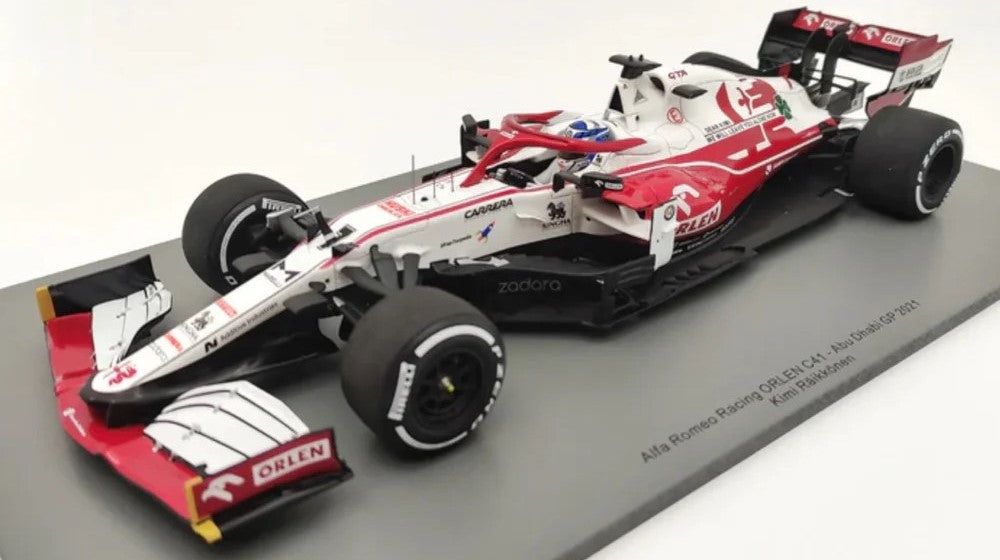 1:18 Alfa Romeo Orlen C41 #7 - Abu Dhabi GP - 2021 - Formula 1 - Alfa Romeo Racing - Kimi Raikkonen - Spark Model - 18S607