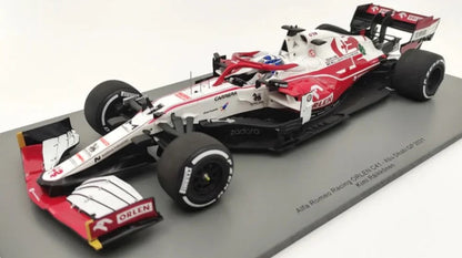 1:18 Alfa Romeo Orlen C41 #7 - Abu Dhabi GP - 2021 - Formula 1 - Alfa Romeo Racing - Kimi Raikkonen - Spark Model - 18S607