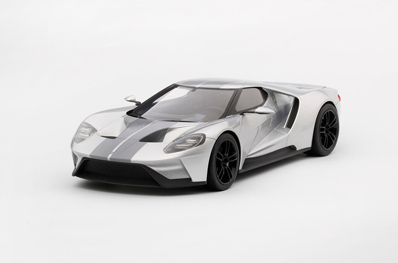 1:18 Ford GT - Chicago Auto Show - Resin Model - 2015 - Ingot Silver - Top Speed - TS0011