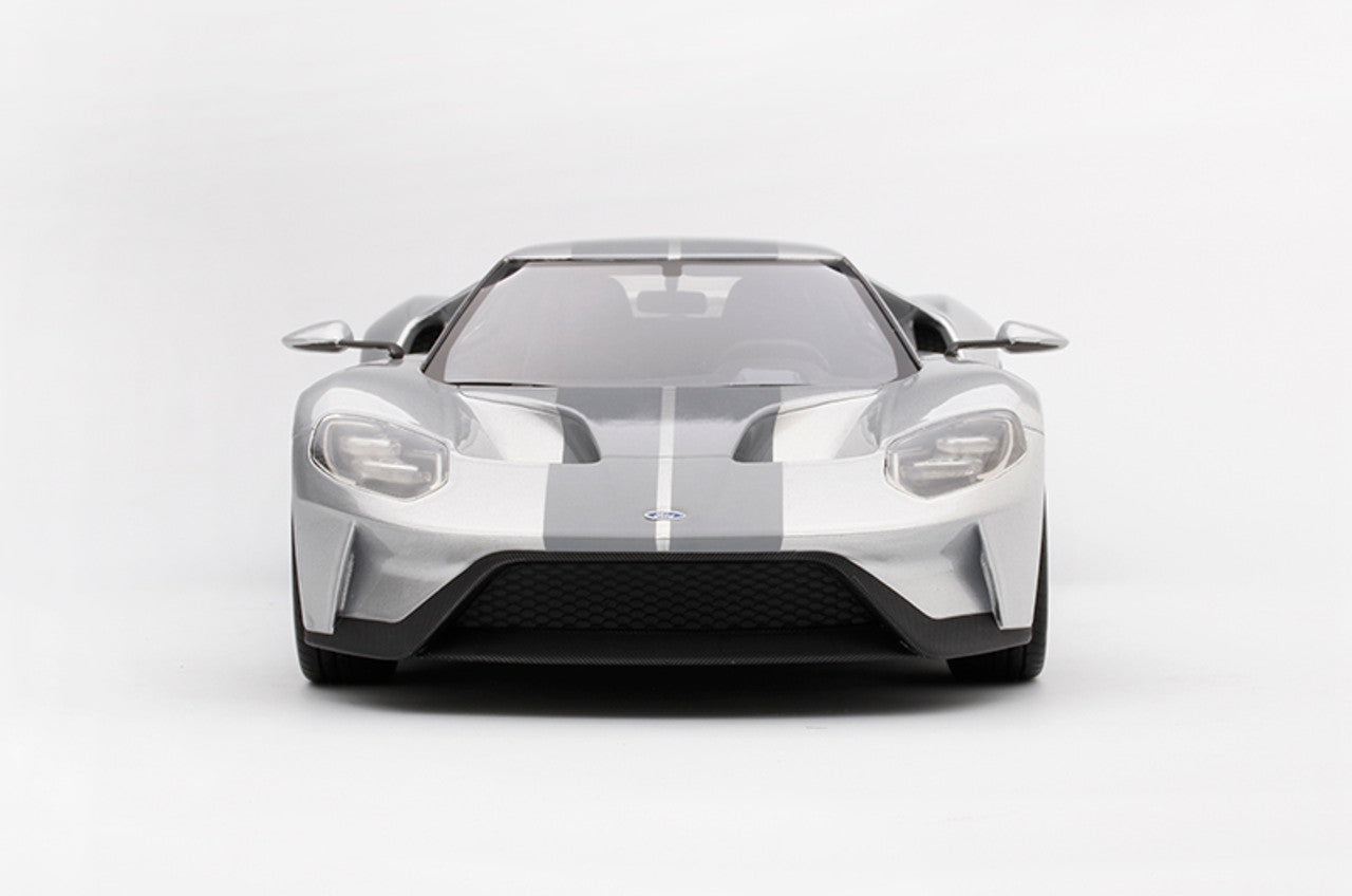 1:18 Ford GT - Chicago Auto Show - Resin Model - 2015 - Ingot Silver - Top Speed - TS0011