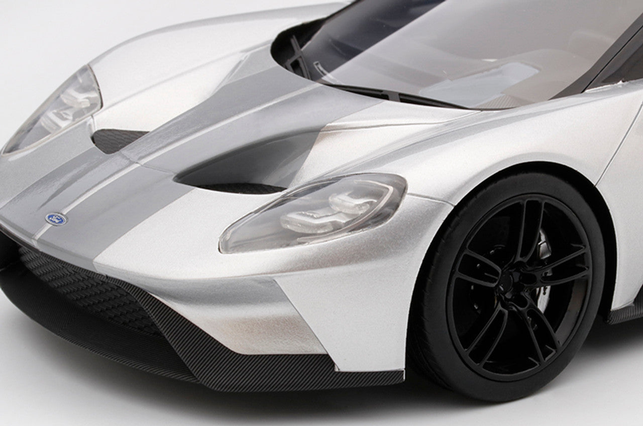 1:18 Ford GT - Chicago Auto Show - Resin Model - 2015 - Ingot Silver - Top Speed - TS0011