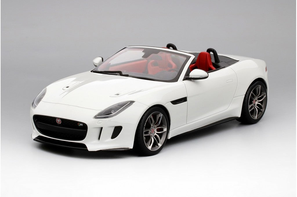 1:18 Jaguar F-Type R Convertible - Polaris White - Top Speed - TS0038