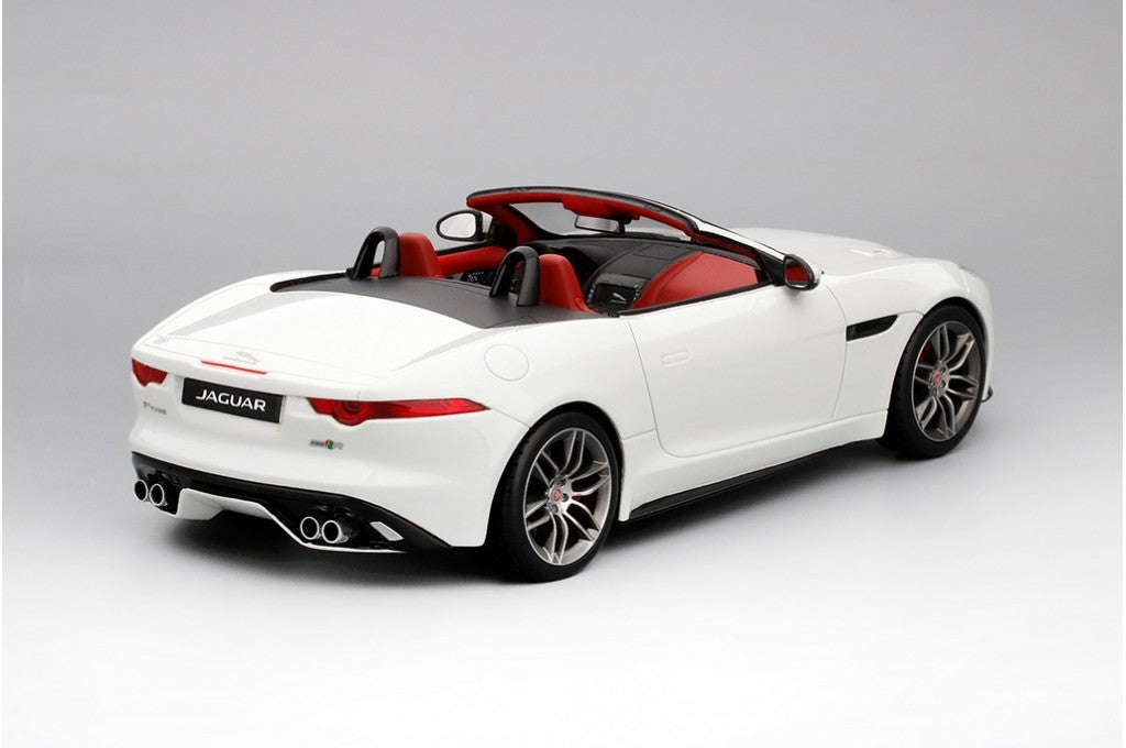 1:18 Jaguar F-Type R Convertible - Polaris White - Top Speed - TS0038