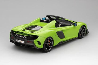 1:18 McLaren 675LT Spider - Resin Model - Mantis Green - Top Speed - TS0069