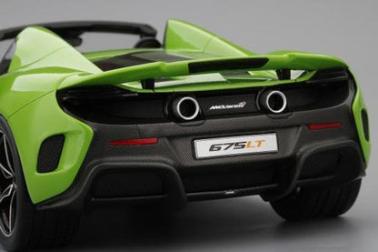 1:18 McLaren 675LT Spider - Resin Model - Mantis Green - Top Speed - TS0069