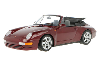1:18 Porsche 911 (993) Cabriolet - Metallic Red - UT Models - 27808